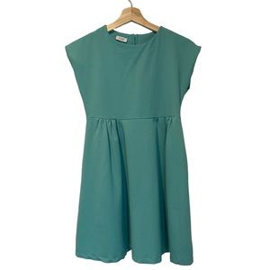 Tobi Aqua Babydoll Dress Size S